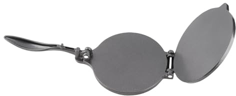 Duokon Tortillapress i Aluminiumlegering Manuell Tortillamaskin för Kinesiska Kakor och Bakverk med Enkel Ren Design för Hemmabruk (16 cm svart)