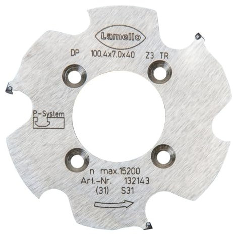P-System Fraise à rainurer, Ø 100,4 x 7 x 40 mm (diamant)