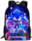 BESTZY So-nic Zainetti per Bambini, S-onic Zaino Scuola Cartone Animato Stampato 3D Zaini Prescolare Impermeabile Cartoon Anime Zainetto per Ragazzi e Ragazze Sport Borsa da Viaggio Zaino
