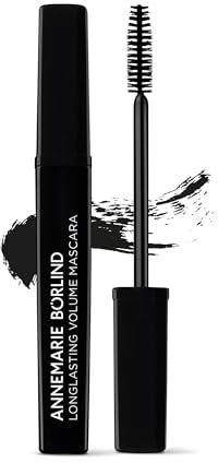 ANNEMARIE BÖRLIND AUGEN EFFECTIVE NATURAL BEAUTY Long Lasting Volume Mascara Black (10 ml) - Langanhaltendes Volumen, Aus Natürlichen Inhaltsstoffen, Intensive Farbabgabe, Vegan
