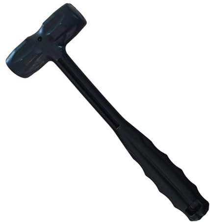 Martillo Mazo De Goma - Martillo Suave De Doble Cara | Mazo De Suelo Cómodo Con Mango Antideslizante, Martillo De Montaje De Muebles, Pequeño Mazo De Goma Para Trabajo De Madera, L