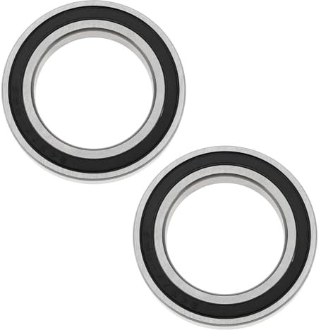 Briny River 2 Stück MR24377-2RS Fahrradlager Rillenkugellager Ersatzteil 24 X 37 X 7 Mm Doppelt Versiegelt Chromstahl Passend für Fahrrad-Tretlager Hope Tretlager