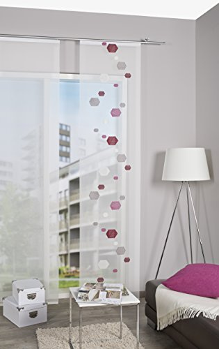 BB-Toy-Trades Tenda a pannello con strisce trasversali, colore marrone, beige, bianco, 1 pezzo (larghezza x altezza): 57 x 225 cm