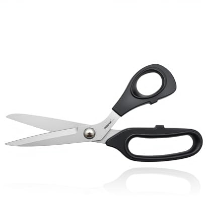 TONMA Fabric Scissors [Made in Japan] Lightweight Sewing Scissors Japanese SG2 Stainless Steel Dressmaking Shears for Fabric Leather Upholstery Craft Home Office Students Artists Dressmakers 8.2-inch