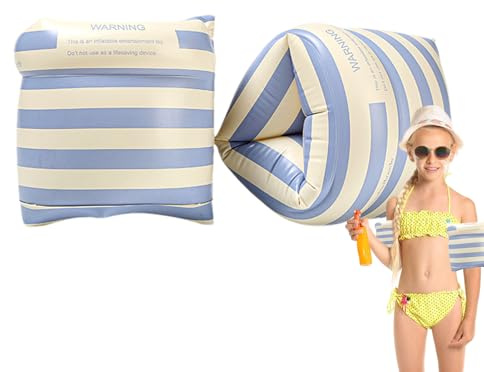 Kids Arm Floats for Pool - Soft Learn To Swim Floats for Toddlers Accessories, Inflatable Swimming Rings, BR