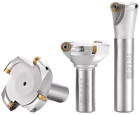 1pc CNC Integrated Right Angle Milling Cutter Bar BAP300R BAP400R Straight Shank C16 C20 Turret Milling Machine R5 Cutter Disc(EMR5R-C20-30-110L-2T)