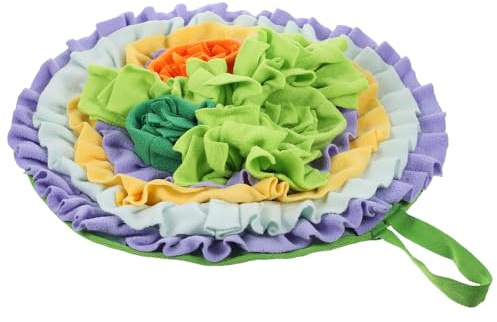 PRETYZOOM Tapis de Recherche de Nourriture pour Cobayes et Hamsters en Peluche, Jeu Interactif pour Stimuler la Chasse Naturelle et Réduire Le Stress