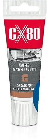 CX80 | Kaffeemaschinen Fett – farbloses, lebensmittelechtes Schmierfett, NSF-zertifiziert, hochviskos, wasser- und temperaturbeständig, für Brühgruppen, Dichtungen und O-Ringe | 40 g Tube