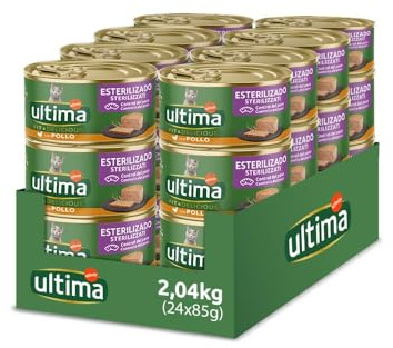 Ultima Fit & Delicious Comida Húmeda para Gatos - Mousse con Pollo: 24 latas de 85g