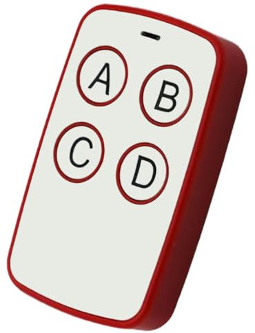 Télécommande pour ouvre-porte de garage – Duplicateur sans fil, télécommande de portail à 4 boutons, MHz pour portes de garage à volet roulant, portails de route électriques