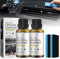 30ml Kunststoffteile Kristalline Beschichtung, 2 Stück Auto Kunststoff Restaurator, Auto-Plastikteile-Renovierungsmittel, Crystal Coating Kunststoff, Car Plastics Restorer