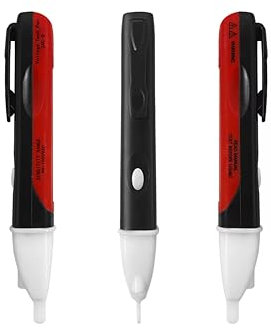 Enginess® AC Non-Contact Voltage Tester Detection Pen, 10-1000V CAT II Safety, Compact & Lightweight (24g) – Red LED & Beeper Alarm, Battery-Powered for Outlets, Wires, Circuits – Electrician Tool