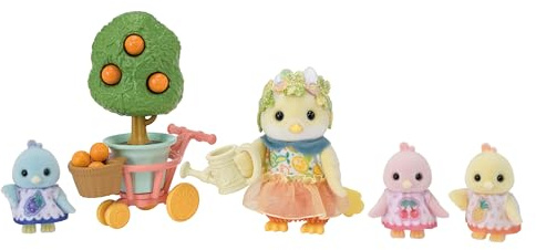 Sylvanian Families - Citrus Bird Family - Dollhouse Playsets 5860