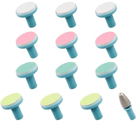 Nagelfilkuddar för bebisar 12 st – ersättningsdynor för elektrisk baby nageltrimmer – för nyfödda spädbarn och småbarn