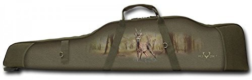 Unbekannt Gewehrfutteral, Waffentasche, abschließbare Gewehrtasche mit Wildmotiv (Bock)