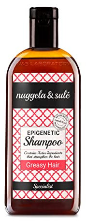 Nuggela & Sulé Sebumregulierendes Shampoo für fettiges Haar. Mit Extrakt aus Roter Zwiebel und Seborreductyl. Reduziert die Talgproduktion und verbessert die Haarqualität. 1 x 250 ml
