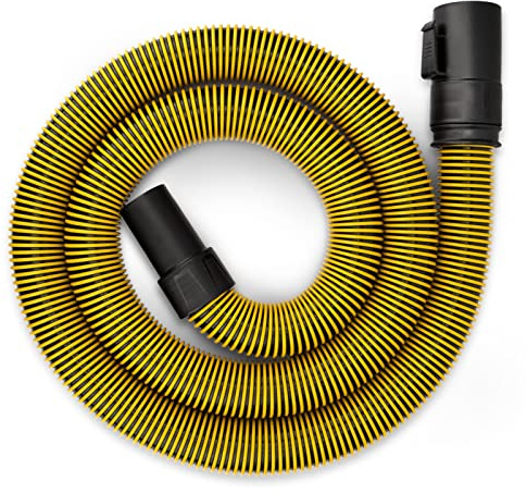 DeWalt DXVA19-2500 Ultra Durable Vacuum Hose Shop Vacuum Accessories 1-7/8, Yellow