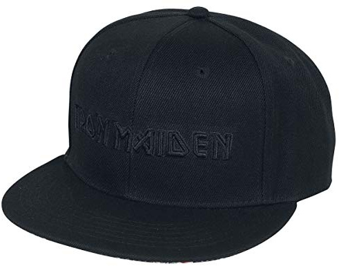 Unbekannt Iron Maiden Black Logo - Snapback Cap Cap schwarz