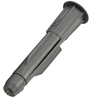 1000 Stück/Dübel/Durchmesser - 8 x 51mm - Länge Universaldübel mit Kragen/Spreizdübel/Allzweckdübel/Material: Kunststoff