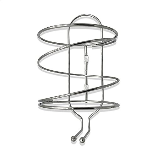 EUROXANTY Soporte para Secador | Portasecador para Colgar en la Pared | Metálico | 20 x 11 x 12 Centímetros |