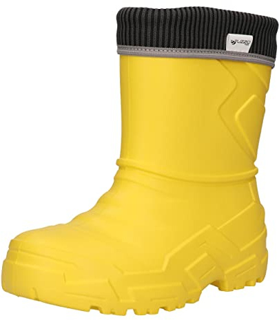 FUZZIO Botas de agua para niños y niñas, amarillo, 26 EU
