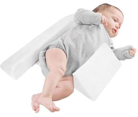 Hoovcmg Baby Side Sleeper Weddge Adjustable Soft and Breathable Pillow