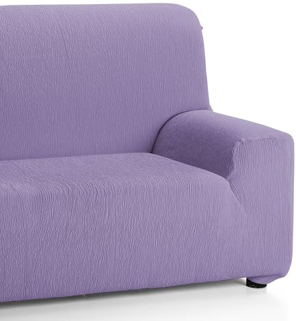 Martina Home Emilia Copridivano, Tela, Lilla, 3 Posti (170 a 220 cm)