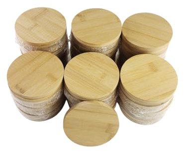 72-Pack 4 Round Blank Bamboo Wood Coasters – Craft Discs for DIY Resin Art, Epoxy Engraving, Ornament Tags, Ocean Wave Resin Coating, Table Decor, Bulk Wholesale Set