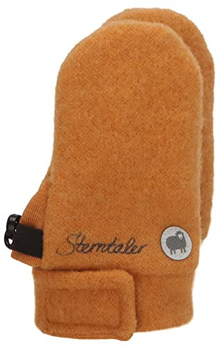 Sterntaler Baby Unisex Kinder Fäustel Handschuh - Baby Fäustlinge Winter, Baby Handschuhe - aus weicher Merino Wolle - hellbraun, 2