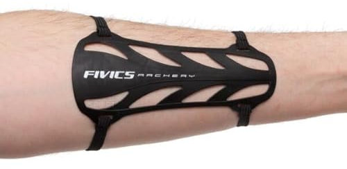 Fivics Armschutz für Bogenschießen Ultra-Leichter Kunststoff-Armschutz