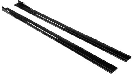Sidokjolar Splitter För A6 S6 C7 C8 S-Line Gloss Black 2m/86,6 8st ABS Sidokjolar Extension Rocker Panel Lip