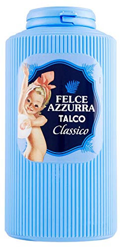 Felce Azzurra - Talkum, komplett natürliches zartes Pulver, klassischer Duft - Dose, 500 g