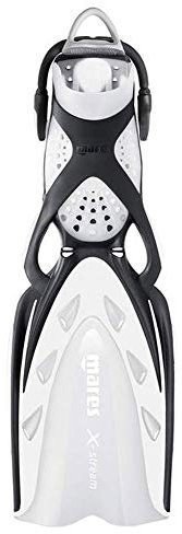 Mares X-Stream Tauchflossen mit Bungee-Gurten (weiß, klein)