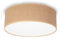 youngDECO® MINI Deckenlampe Rund Ø28 cm - Deckenleuchte Jute 2 x E27 - Baumwollstoff Lampenschirm - Lampe Schlafzimmer, Wohnzimmer, Kinderzimmer und Küche (Ohne Glühbirne)
