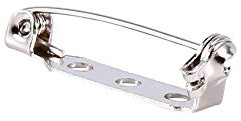 Épingles de Barre, Goupille de sécurité Attache de Verrouillage Artisanat Broche Serrure Arrière Loquet Roulant Bricolage 20mm 25mm 32mm 38mm 50 Pièces (25mm)