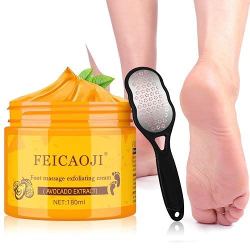XIWEIOO Foot Callus Remover Gel Foot Files Kit Heel Foot Callus Remover Gel Exfoliator Dead Skin Remover Pedicure Foot Spa Products Home Pedicure Foot Spa Supplies for Rough, Dry, Cracked Skin