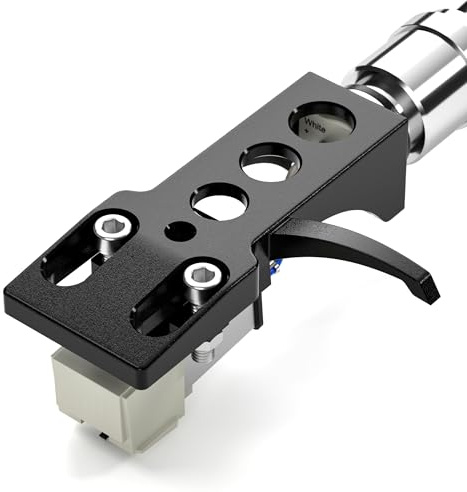 Black Turntable Headshell, AT-3600L Record Player Cartridge and Stylus Needle Combo Kit, Fit for Technics SL D1, SL D1K, SL D2, SL D202, SL D205, SL D2K, SL D3, SL D303, SL D33, SL D3K, SL D5