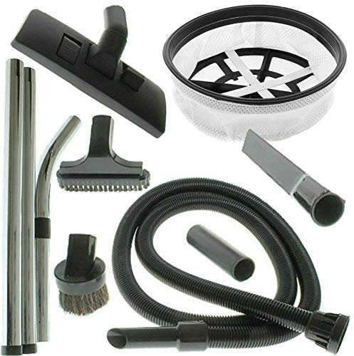 Qualtex 2.5m Hose, Cloth Filter, Tool Kit For Numatic Henry Hetty Vacuum Cleaner Hoover