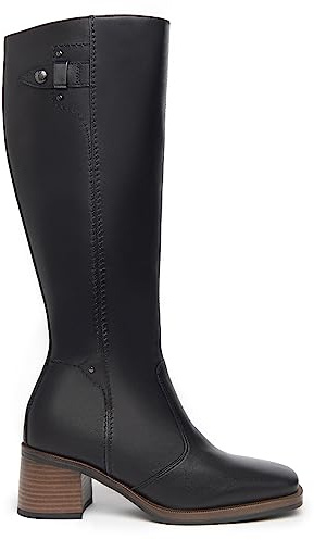 Nero Giardini I308860D Stivali Donna in Pelle - Nero 40 EU