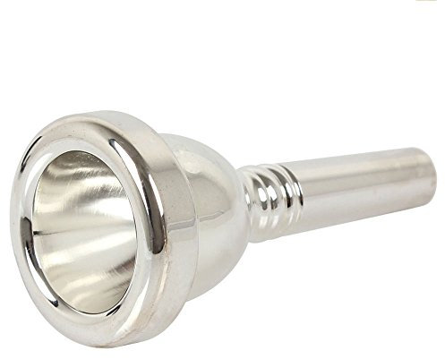 12C Kleine Posaune, silberfarben, Mundstück