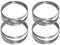 Lot de 4pcs, M42 bimétallique lames de scie à ruban 1140 x 13 x 0,65mm 14/18 Dpp Convient pour Güde MBS 105 V