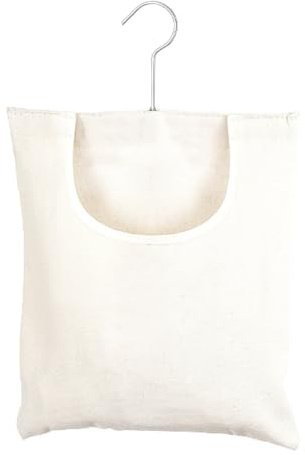 Tiardey Sac à Pinces à Linge Organisateur de Rangement Suspendu Tissu Oxford réutilisable Pince à Linge Portable Sac Suspendu Porte-épingles à Linge Organisateur Rangement Suspendu (32x28cm)