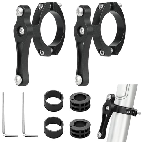 JOYOLA 2 Piezas Adaptadores para Portabotellas para Bicicleta, Bicicleta Adaptador para Soporte para Botellas de Aluminio, Adaptador de Portabidón con Llave Allen para Bicicletas, Motocicletas