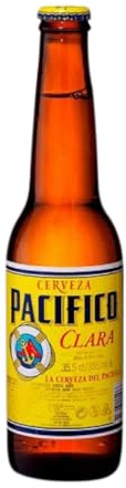 Bier 24 Einheiten Box Modelo Corona Pacífico Clara Drittel-Liter-Flasche 33 cl