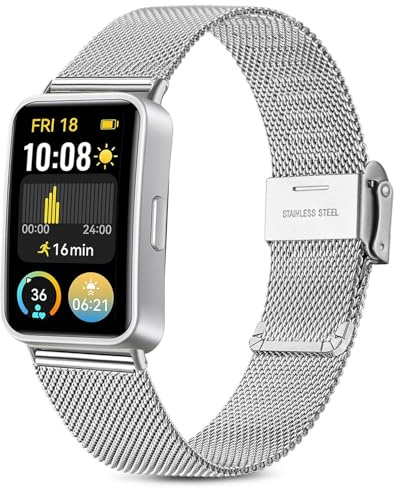 Issinlky Metallband för band 8/9/10, rostfritt stålband för band 8/9/10 Smart Watch