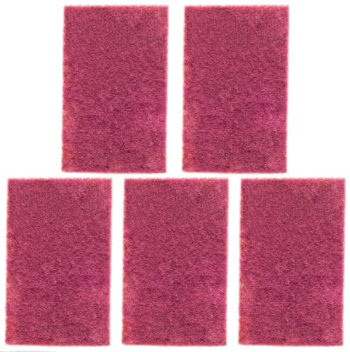 Tillverkad av 7467 handpad fin universell fiberfleece slipfleece skrubborste slipsvamp tung bilindustri slipning mjuk rengöringssvamp (7467_ 5 stycken)