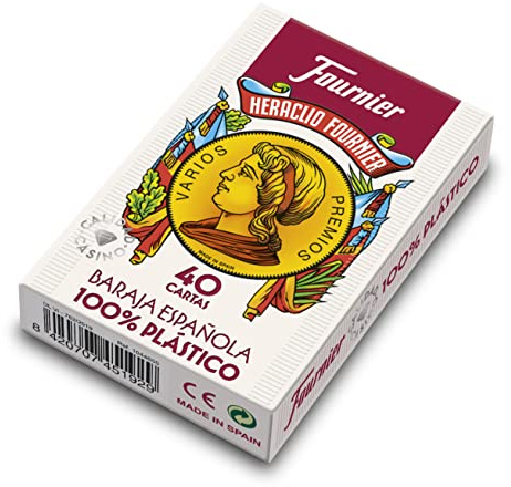 Fournier Baraja Española nº 2100 100% plástico 40 Cartas (1044655)