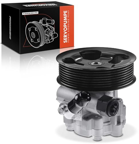 Frankberg Power Steering Pump Hydraulic steering with pulleys Compatible with Discovery III L319 2.7L 2004-2006 Rang.e Rove.r LS 2.7L 2005-2006 Replace# QVB500400