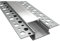 6 Pack 3.3ft/1m Aluminum LED Plaster Profile - Plaster In Profile LED Trimless Drywall - Spot Free with Milky Diffuser Plus End Caps - LED Strip Housing