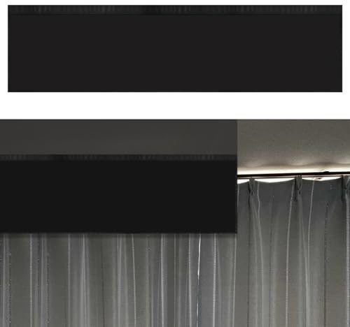 68 x 16.5 Inch Top of Curtain Light Blocker for Blackout Curtains Light Blocking Fit for Bedroom Bathroom Easy Installation with Self-Adhesive Tape